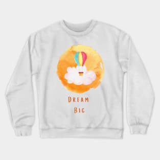 Watercolour Baby With Quotes Crewneck Sweatshirt